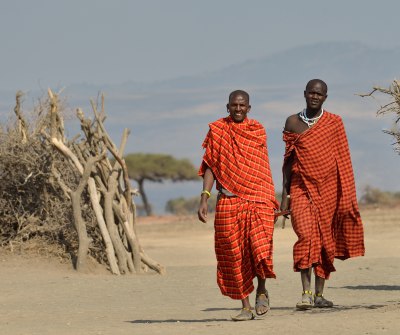 Masai landsby i Tanzania